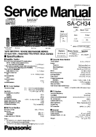 Technics - SACH-34 - Service manual 
